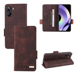 Custodia in pelle con chiusura magnetica per Realme 10 Pro