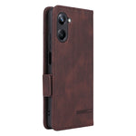 Custodia in pelle con chiusura magnetica per Realme 10 Pro