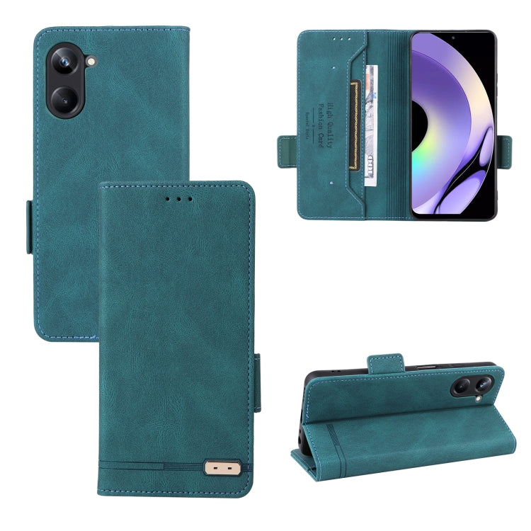 Custodia in pelle con chiusura magnetica per Realme 10 Pro