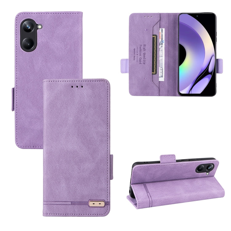 Custodia in pelle con chiusura magnetica per Realme 10 Pro