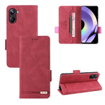 Custodia in pelle con chiusura magnetica per Realme 10 Pro