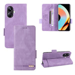 Custodia in pelle con chiusura magnetica per Realme 10 Pro