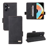 Custodia in pelle con chiusura magnetica per Realme 10 Pro