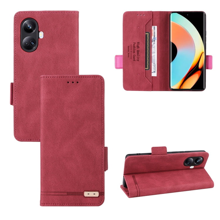 Custodia in pelle con chiusura magnetica per Realme 10 Pro