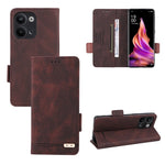 Custodia in pelle con chiusura magnetica per smartphone