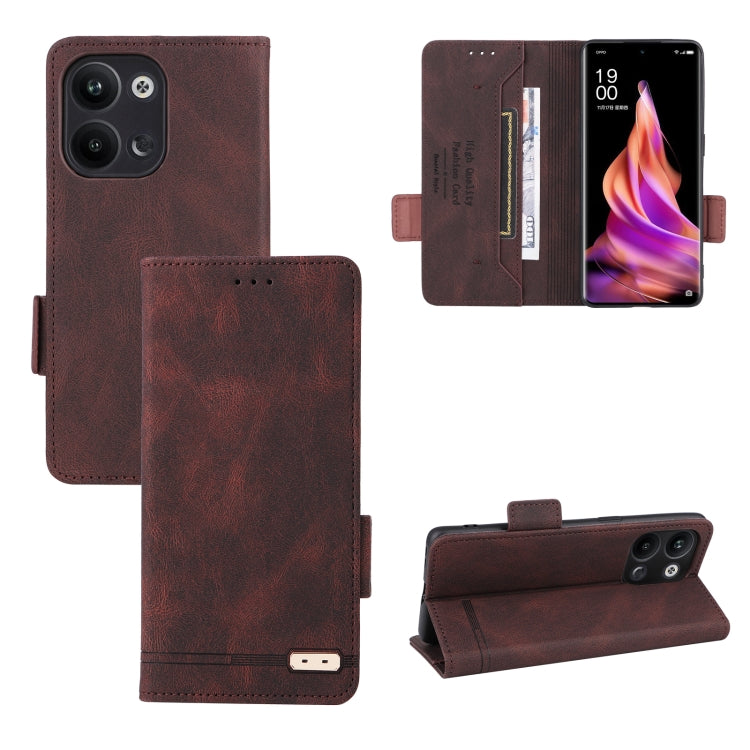 Custodia in pelle con chiusura magnetica per smartphone