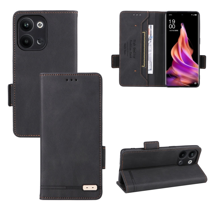 Custodia in pelle con chiusura magnetica per smartphone