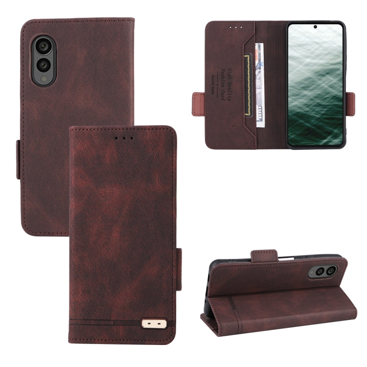 Custodia in pelle con chiusura magnetica per Realme 10 Pro