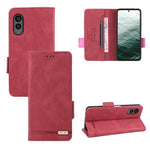 Custodia in pelle con chiusura magnetica per Realme 10 Pro