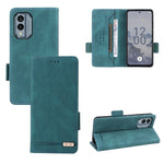 Custodia in pelle con chiusura magnetica per smartphone