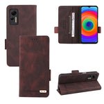 Custodia in pelle con chiusura magnetica per smartphone