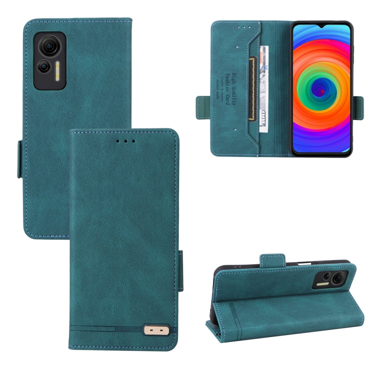 Custodia in pelle con chiusura magnetica per smartphone