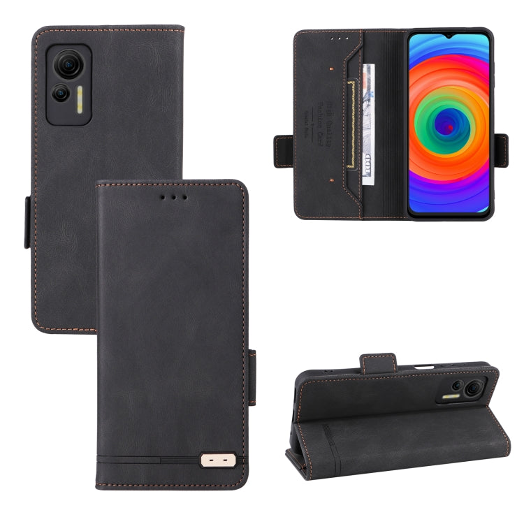 Custodia in pelle con chiusura magnetica per smartphone