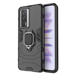 Supporto per anello magnetico PC + custodia per telefono in TPU, For Xiaomi Redmi K60, For Xiaomi Redmi K60 Pro, For Xiaomi Redmi K60E 5G