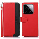 Custodia RFID in pelle con texture litchi per Xiaomi Redmi e POCO