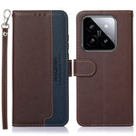 Custodia RFID in pelle con texture litchi per Xiaomi Redmi e POCO