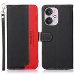 Custodia RFID in pelle con texture litchi per Xiaomi Redmi e POCO