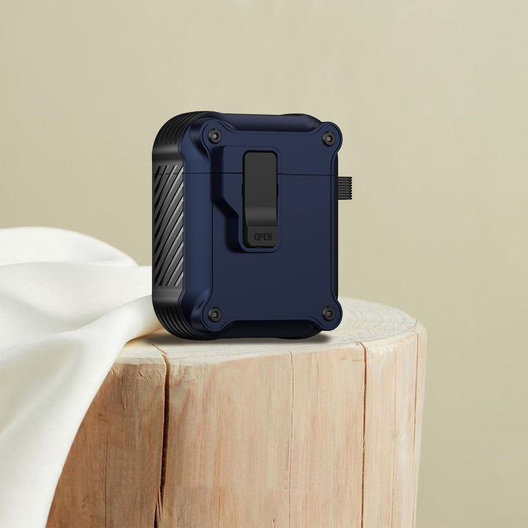 Custodia protettiva per auricolari Eagle antiurto con interruttore, For AirPods 1 / 2