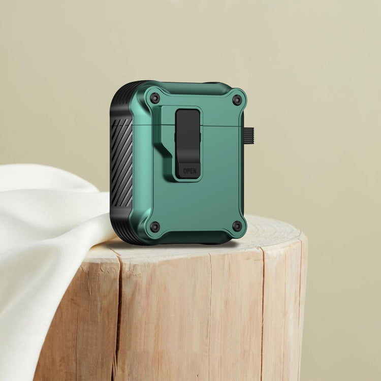Custodia protettiva per auricolari Eagle antiurto con interruttore, For AirPods 1 / 2