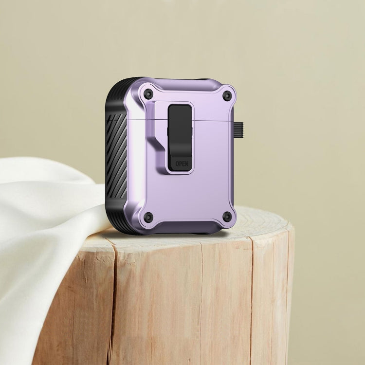 Custodia protettiva per auricolari Eagle antiurto con interruttore, For AirPods 1 / 2