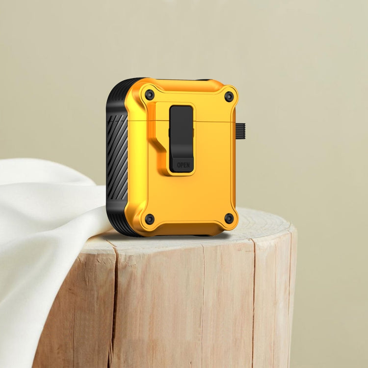 Custodia protettiva per auricolari Eagle antiurto con interruttore, For AirPods 1 / 2