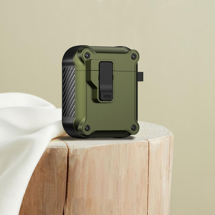 Custodia protettiva per auricolari Eagle antiurto con interruttore, For AirPods 1 / 2