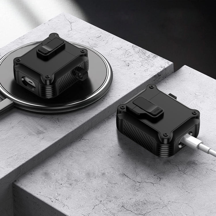 Custodia protettiva per auricolari Eagle antiurto con interruttore, For AirPods 1 / 2