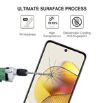 Pellicola vetro temperato schermo intero con colla intera per Motorola Moto G73