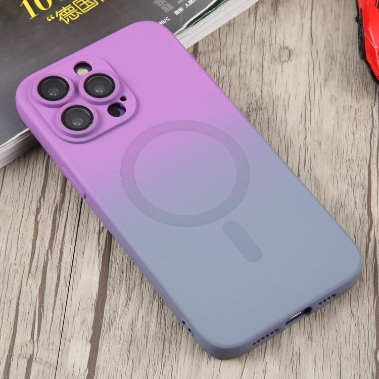Custodia per telefono MagSafe sfumata in silicone TPU liquido, For iPhone 13, For iPhone 13 Pro, For iPhone 13 Pro Max, For iPhone 12