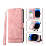 Dierfeng Dream Line TPU + Custodia per telefono in pelle PU, For iPhone 14, For iPhone 14 Plus, For iPhone 14 Pro, For iPhone 14 Pro Max