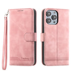 Dierfeng Dream Line TPU + Custodia per telefono in pelle PU, For iPhone 14, For iPhone 14 Plus, For iPhone 14 Pro, For iPhone 14 Pro Max