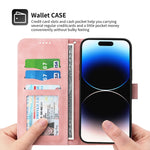 Dierfeng Dream Line TPU + Custodia per telefono in pelle PU, For iPhone 14, For iPhone 14 Plus, For iPhone 14 Pro, For iPhone 14 Pro Max
