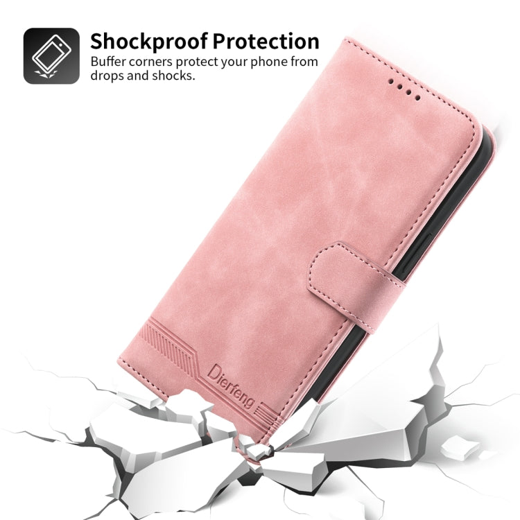 Dierfeng Dream Line TPU + Custodia per telefono in pelle PU, For iPhone 14, For iPhone 14 Plus, For iPhone 14 Pro, For iPhone 14 Pro Max