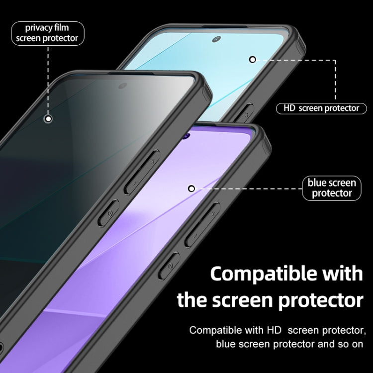 Custodia rigida TPU trasparente per Xiaomi Redmi Note 13 e modelli Xiaomi