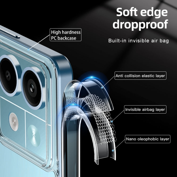 Custodia rigida TPU trasparente per Xiaomi Redmi Note 13 e modelli Xiaomi
