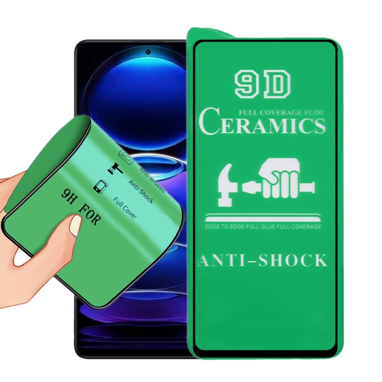 Film ceramico a colla a schermo intero 9D per Xiaomi Redmi Note 12 Pro/12 Pro+