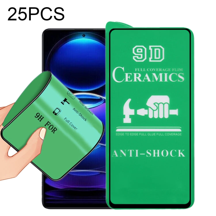 Pellicola ceramica 9D a colla a schermo intero per Xiaomi Redmi Note 12 Pro/12
