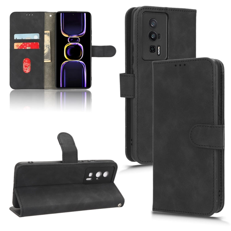 Custodia in pelle con vibrazione magnetica per TCL 40SE, Xiaomi Redmi K60 / K60