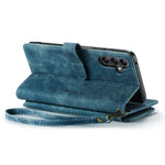 Custodia portafoglio in pelle per Samsung Galaxy A54