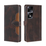 Custodia per telefono in pelle con fibbia magnetica Skin Feel, For vivo S16 / S16 Pro, For vivo Y02 4G, For Fujitsu Arrows N F-51C, For Xiaomi Redmi K60E, For Xiaomi Redmi K60 / K60 Pro, For Honor 80 GT