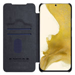 Custodia in pelle con cover scorrevole per Samsung Galaxy S23+