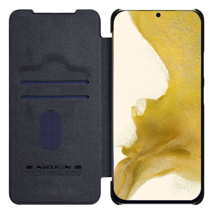 Custodia in pelle con cover scorrevole per Samsung Galaxy S23+