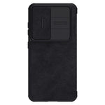Custodia in pelle con cover scorrevole per Samsung Galaxy S23+