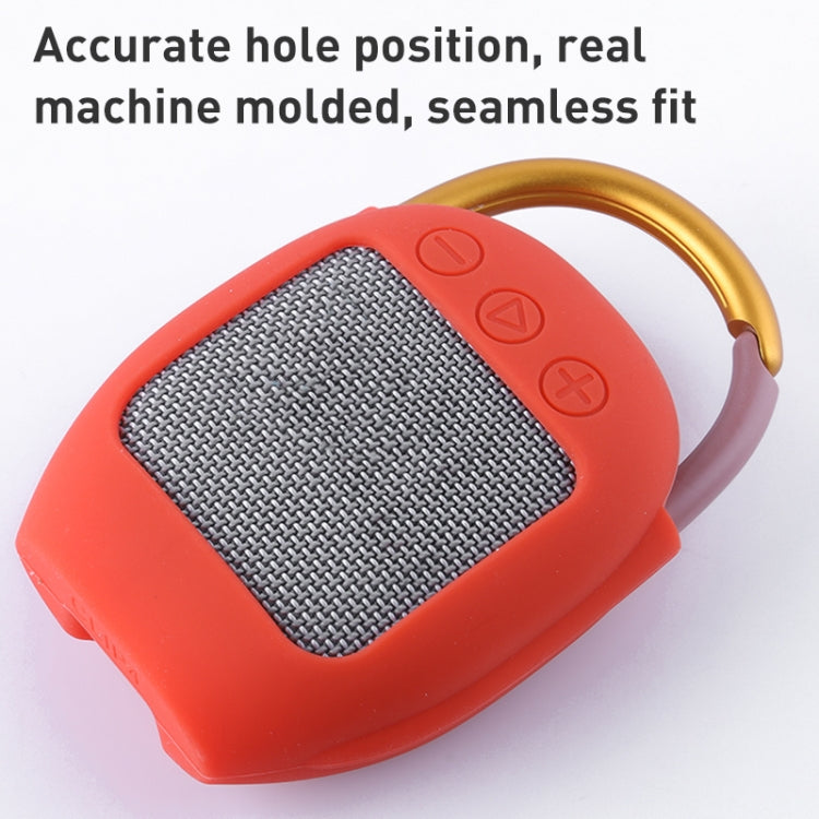 Custodia protettiva in silicone per altoparlante wireless Bluetooth, For JBL Clip 4