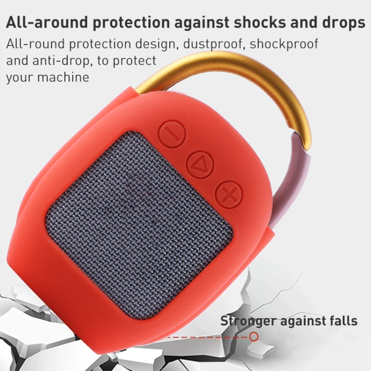 Custodia protettiva in silicone per altoparlante wireless Bluetooth, For JBL Clip 4