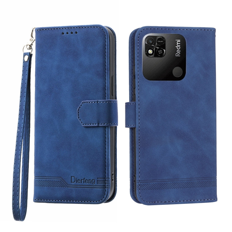 Dierfeng Dream Line TPU + Custodia per telefono in pelle PU, For Xiaomi Redmi Note 11 / Note 11S, For Xiaomi Redmi Note 11 Pro Foreign, For Xiaomi Redmi 10C, For Xiaomi Redmi 10A