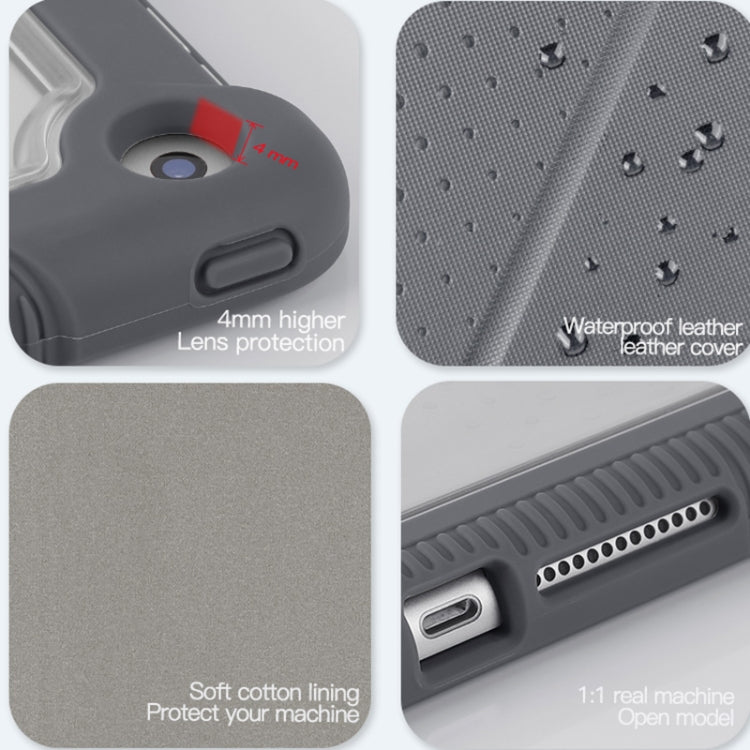 Custodia in pelle TPU con supporto per iPad 10.2 2021