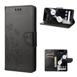 Custodia portafoglio in pelle con motivo floreale per Samsung Gal