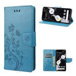Custodia portafoglio in pelle con motivo floreale per Samsung Gal
