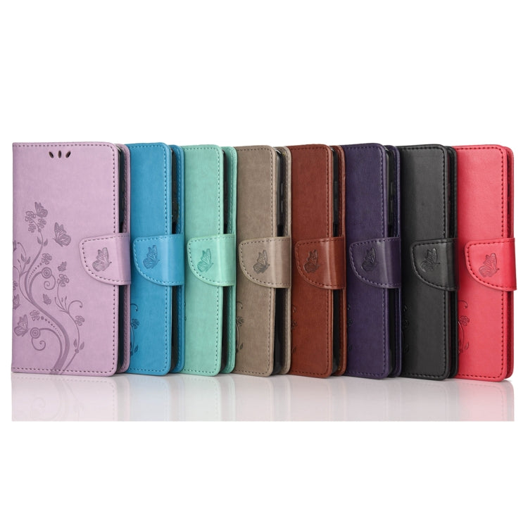 Custodia portafoglio in pelle con motivo floreale per Samsung Gal